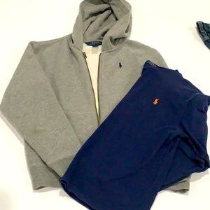Polo by Ralph Lauren hoodie and shirt